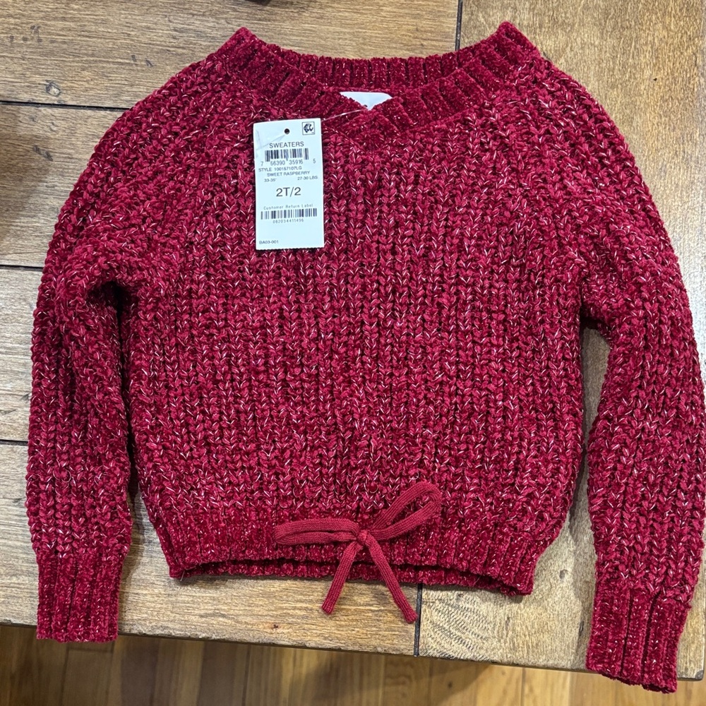 Epic Threads Kids Red Knit Sweater